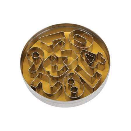 Cutters Set Plain Numbers