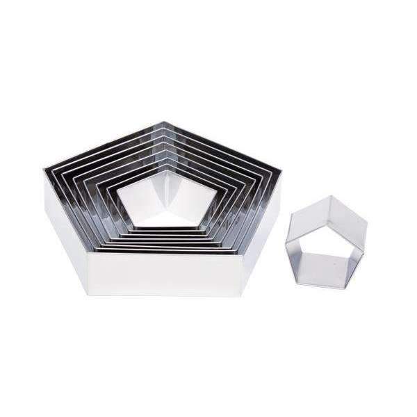 Cutters Set Plain Pentagon