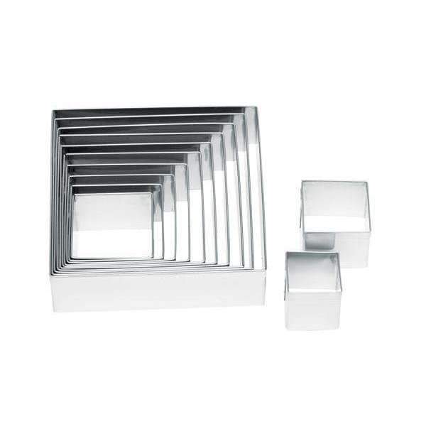 Cutters Set Plain Squares