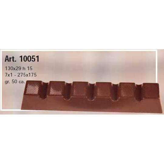 50g Diagonal Strip Decor Bar Chocolate Mould