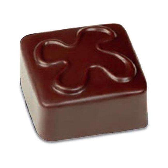 Moule à chocolat carré fantaisie
