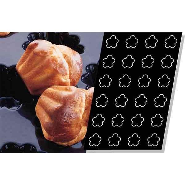 Fluted Brioches - 5 tips Silicone Mould