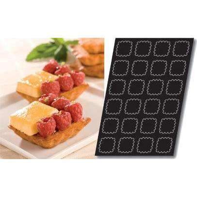 Fluted Square Tartlets Silicone Mould