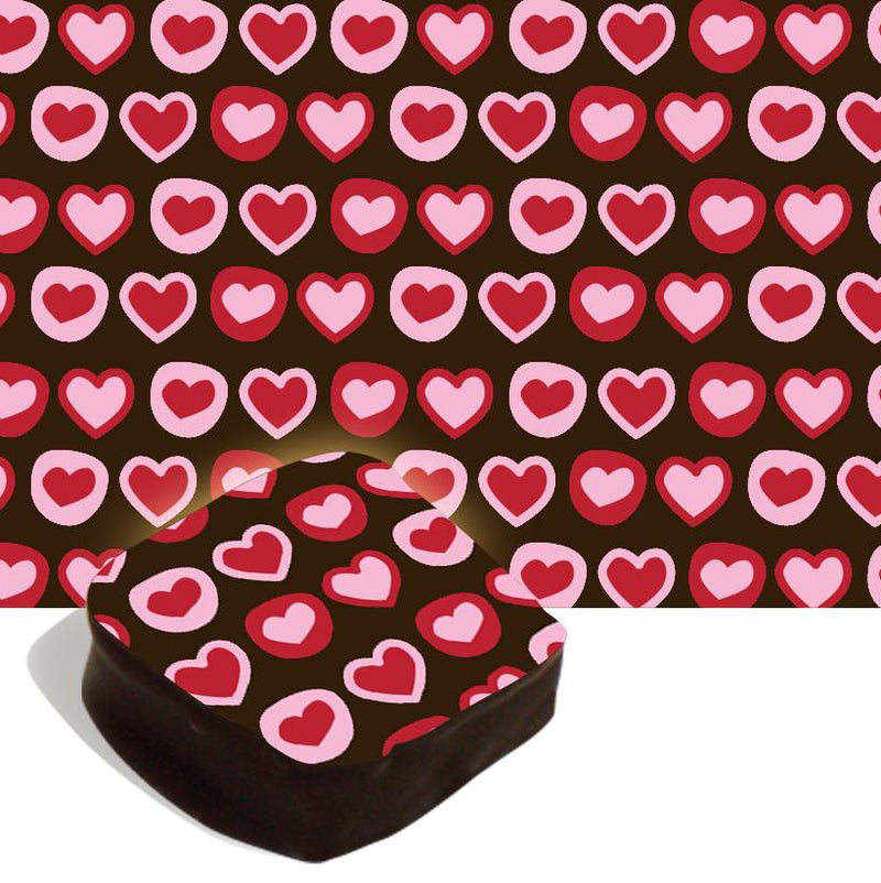 Folly Hearts Transfer Sheet