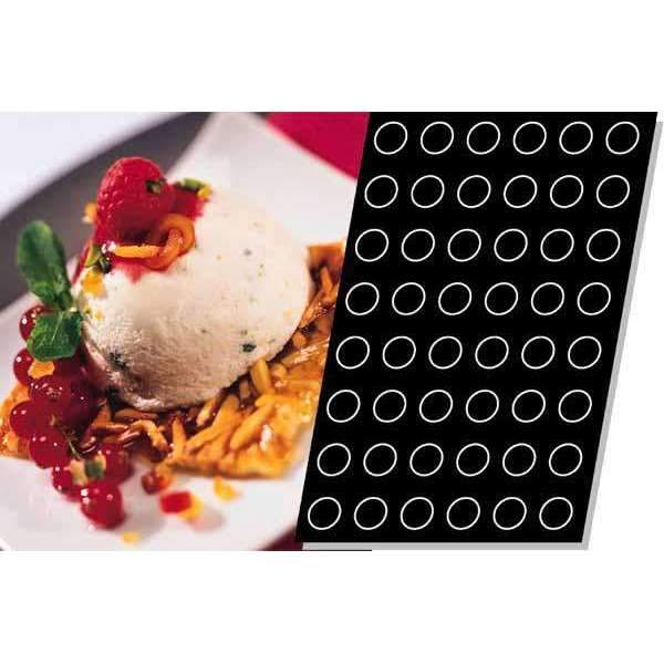 Half-spheres Silicone Mould - Ø 42 mm