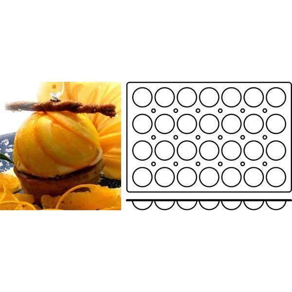 Silikomart™ Half-spheres Silicone Mould