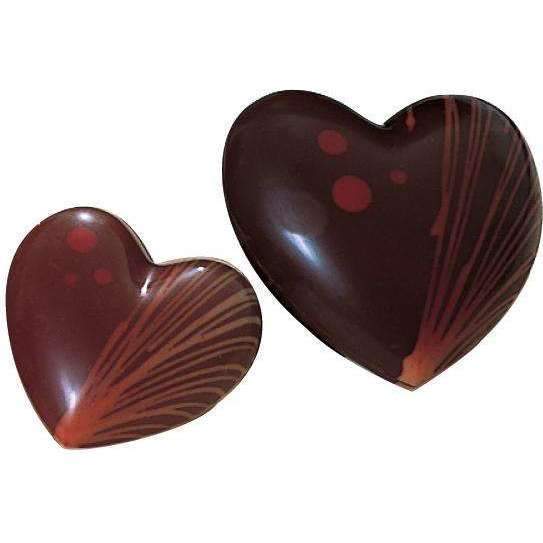 Moule à chocolat en forme de coeur