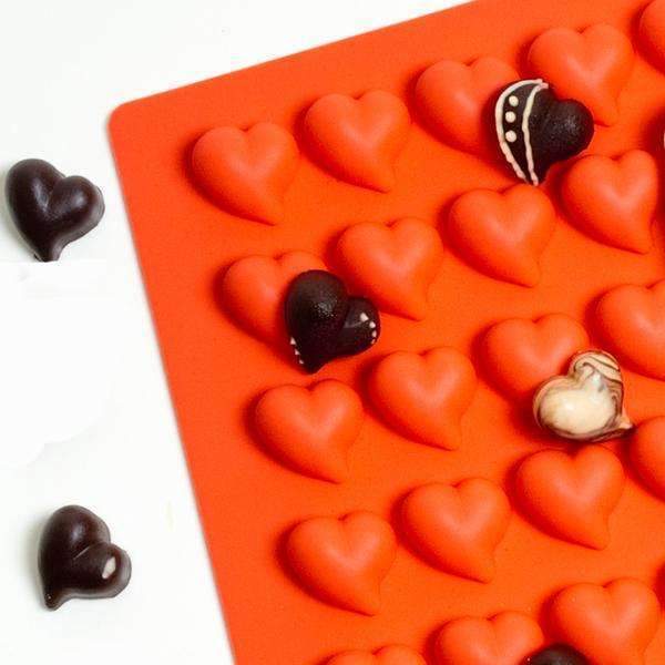 Moule silicone truffe coeur