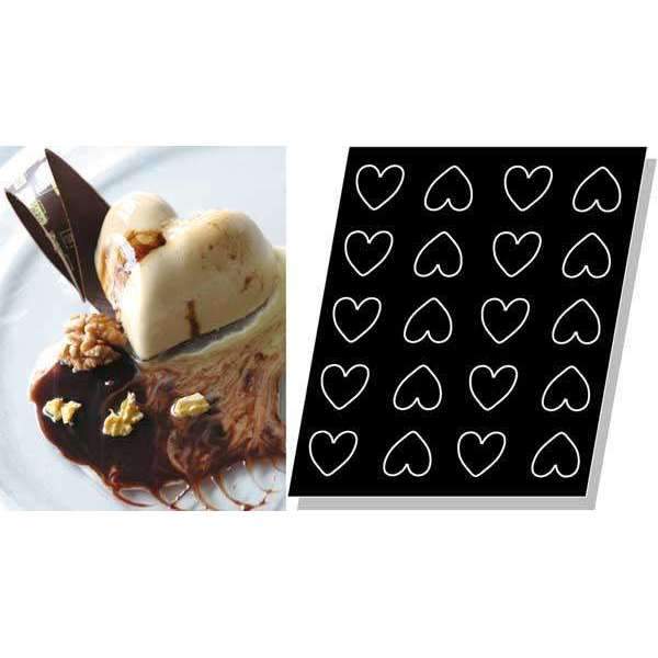 Hearts Silicone Mould - 75 mm