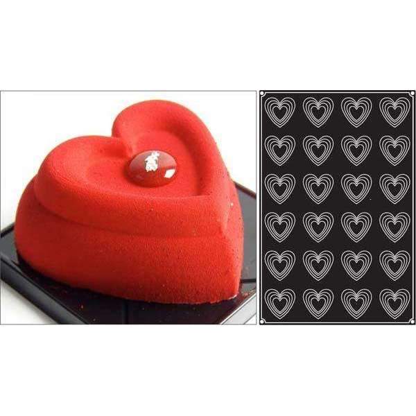 Hearts Silicone Mould