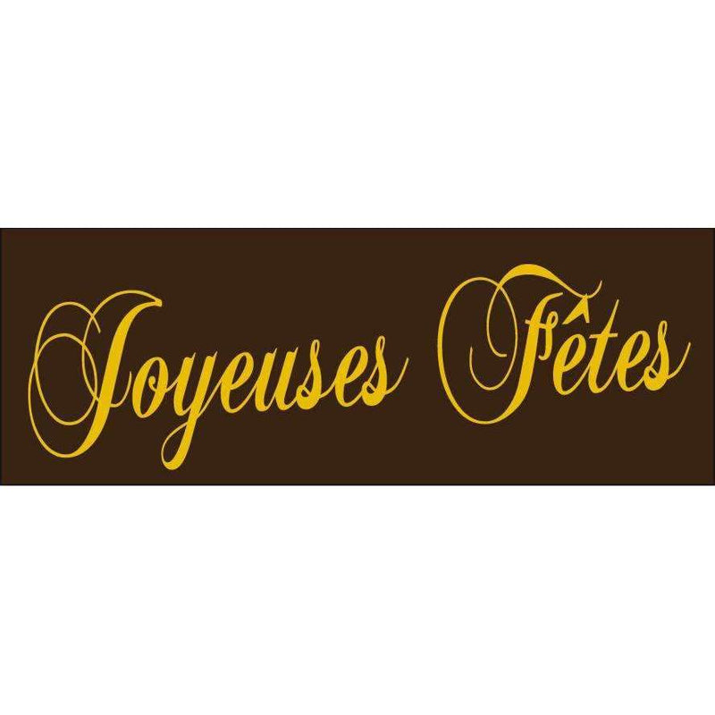 Joyeuses Fêtes Label Transfer Sheets