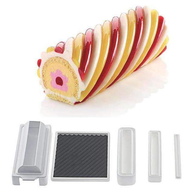 Silikomart - Moule silicone Torta Flex bûche 250 x 90 mm