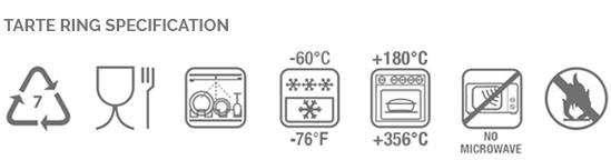 Silikomart™ Kit Tart Ring Palet Silicone Mould