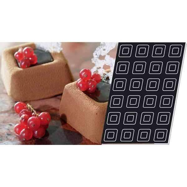 Large Square Savarins Silicone Mould