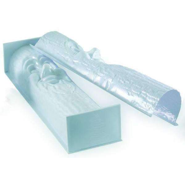 Moule en plastique en forme de bûche longue