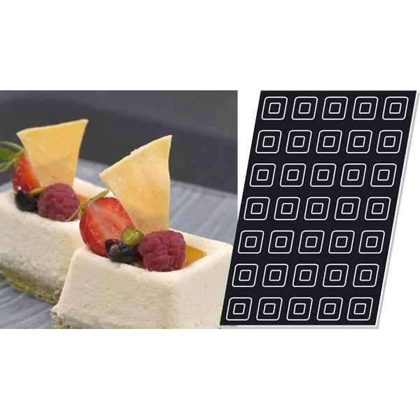 Moule en silicone Savarins carré moyen