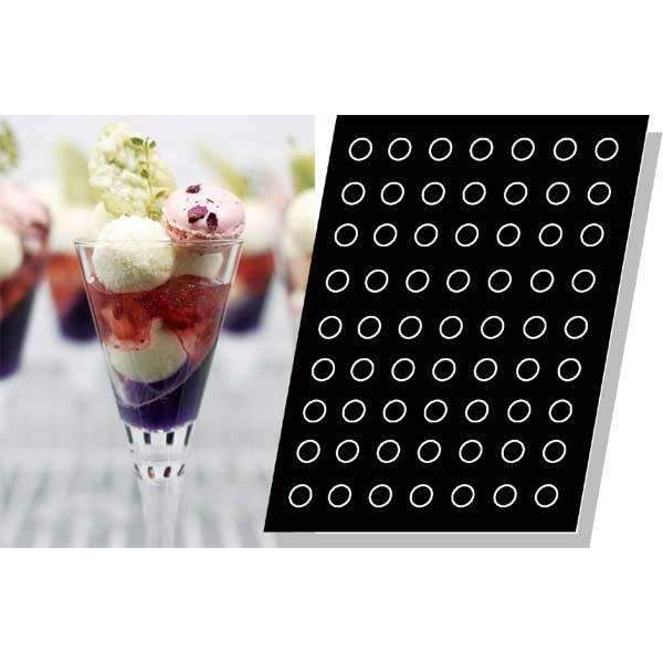 Moule silicone mini demi-sphères - Ø 23 mm