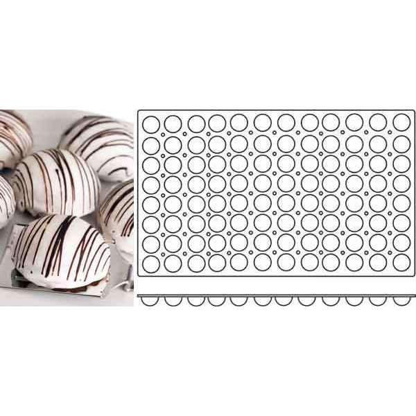 Moule Silicone Mini Demi-sphères Silikomart™ Ø 35 mm