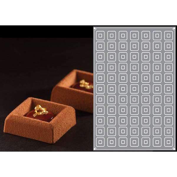 Mini Square Savarin Silicone Mold