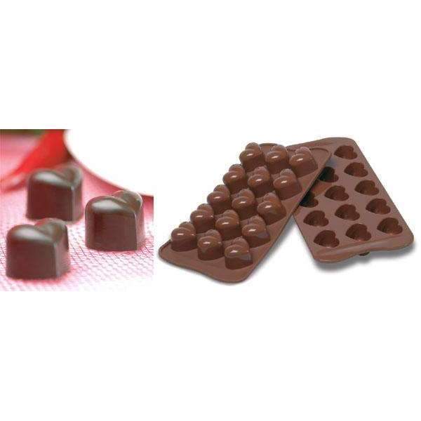 Moule en silicone pour chocolat Monamour de Silikomart™