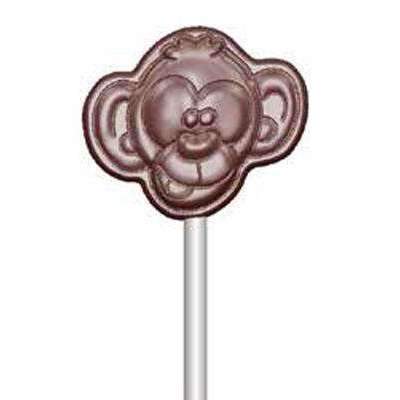Monkey Head Lollipop Chocolate Mould