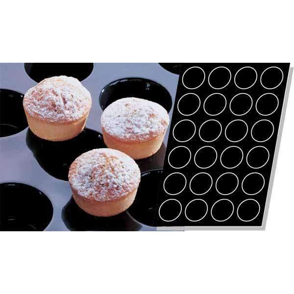 Moule silicone muffins - Ø 79 mm