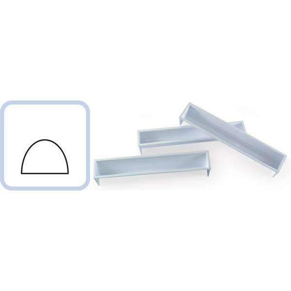 Moule en plastique en forme de bûche ronde étroite