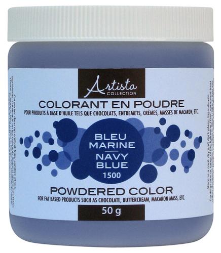 Couleur poudrée bleu marine