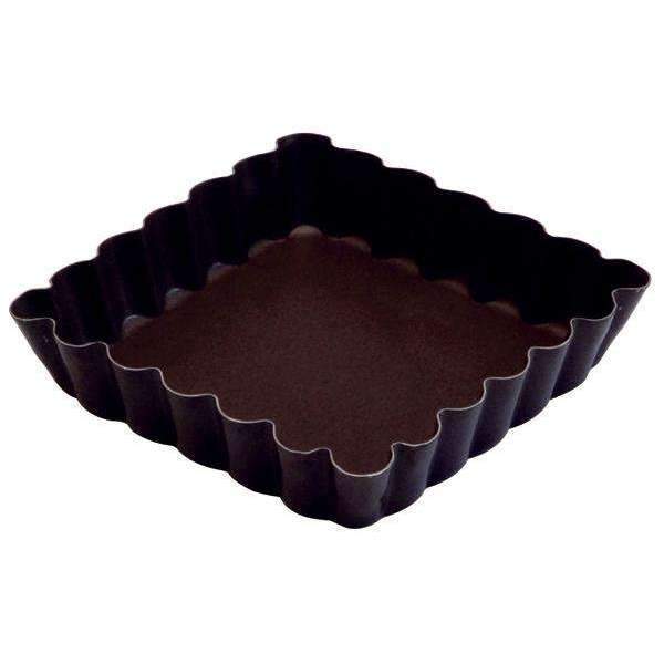 Moules à tartelettes cannelés carrés antiadhésifs