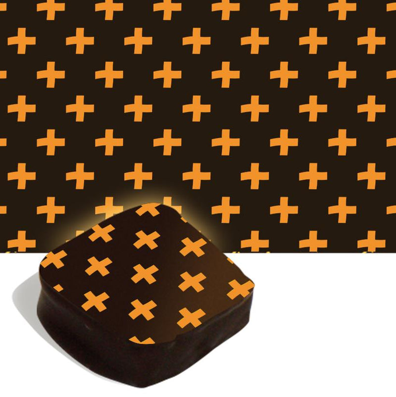 Orange Plus Sign Transfer Sheet