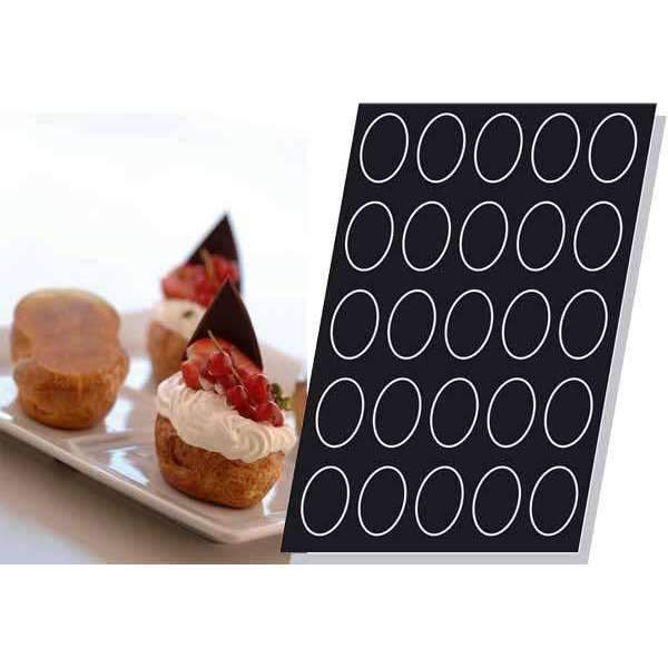 Moule en silicone de formes ovales