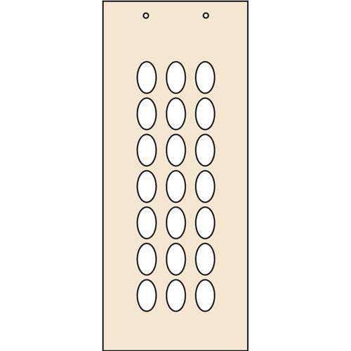 Oval Stencil 24 x 40 mm