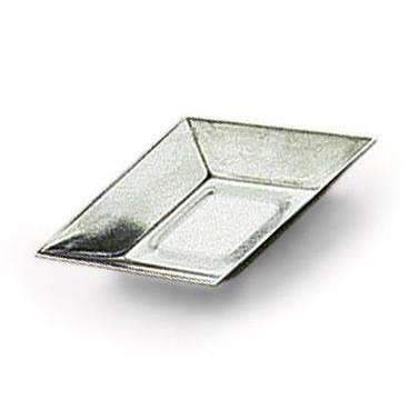 Plain "Petit Fours" Diamond Shape Heavy Tin Moulds