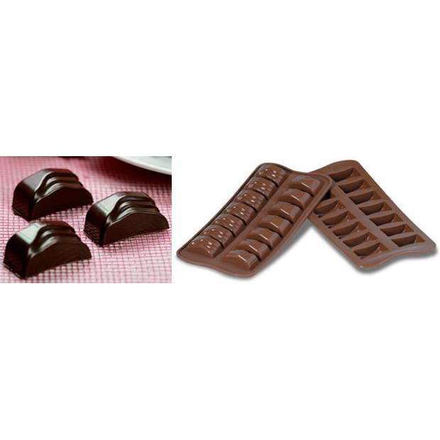 Silikomart™ Rectangle Jack Chocolate Silicone Mould