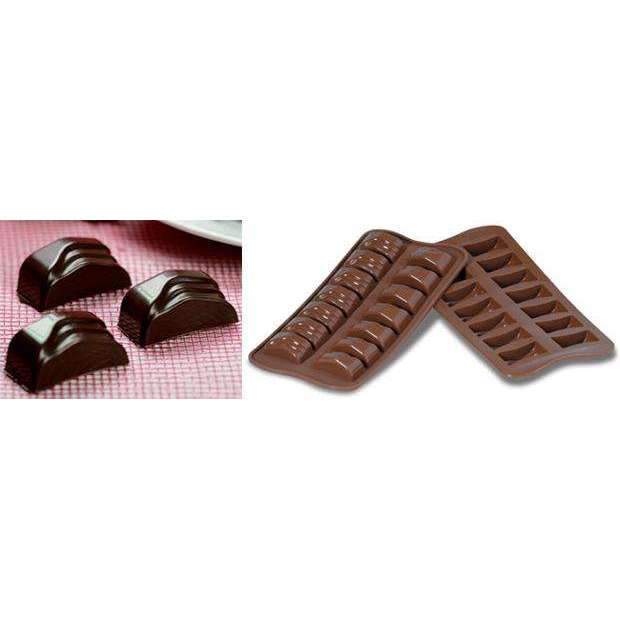 Moule en silicone pour chocolat Rectangle Jack de Silikomart™