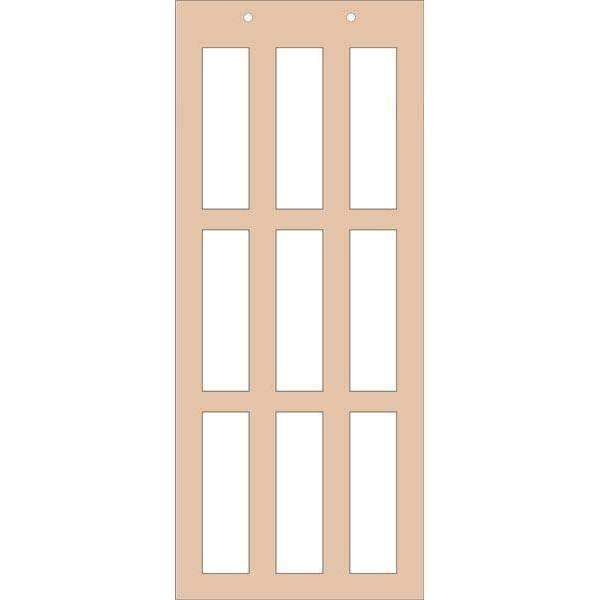 Rectangle Stencil 35 x 120 mm