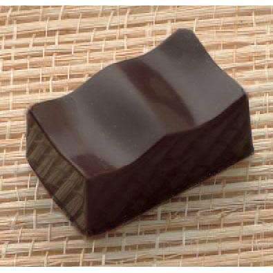 Rectangle w/ Wave Bonbon Chocolate Mould