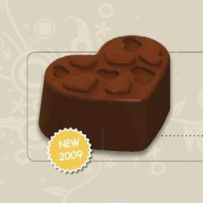 Relief Heart Bonbon Chocolate Mould