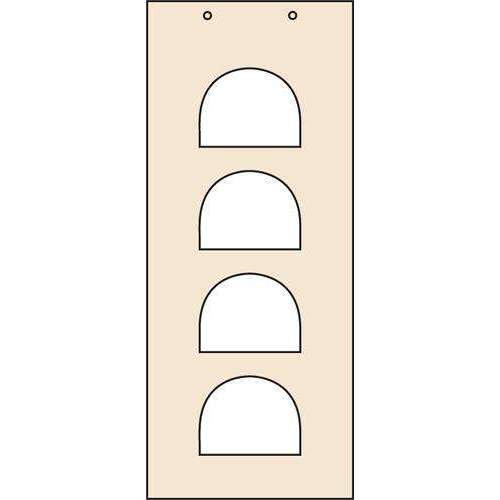 Round Log End Stencil