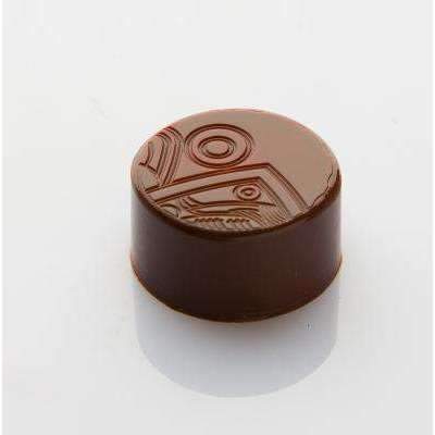 Moule à chocolat rond avec calendrier maya