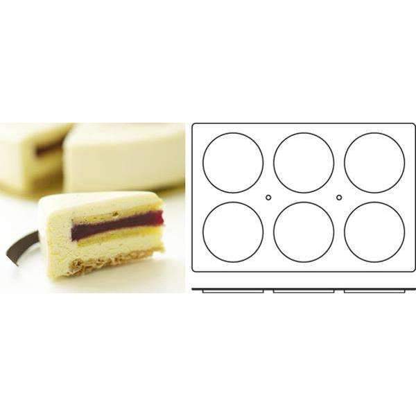 Silikomart™ Rounds Silicone Mould - Ø 160 mm