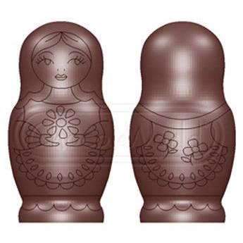 Moule à chocolat pour poupée russe