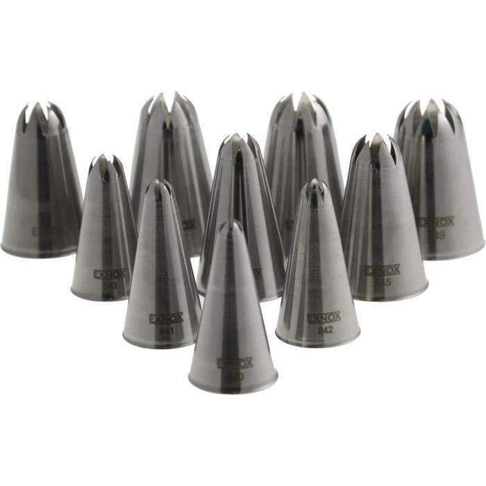 Set of 10 Closed Star Tips