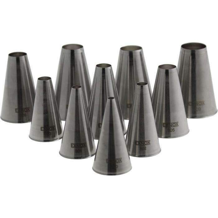 Set of 10 Straight Tips