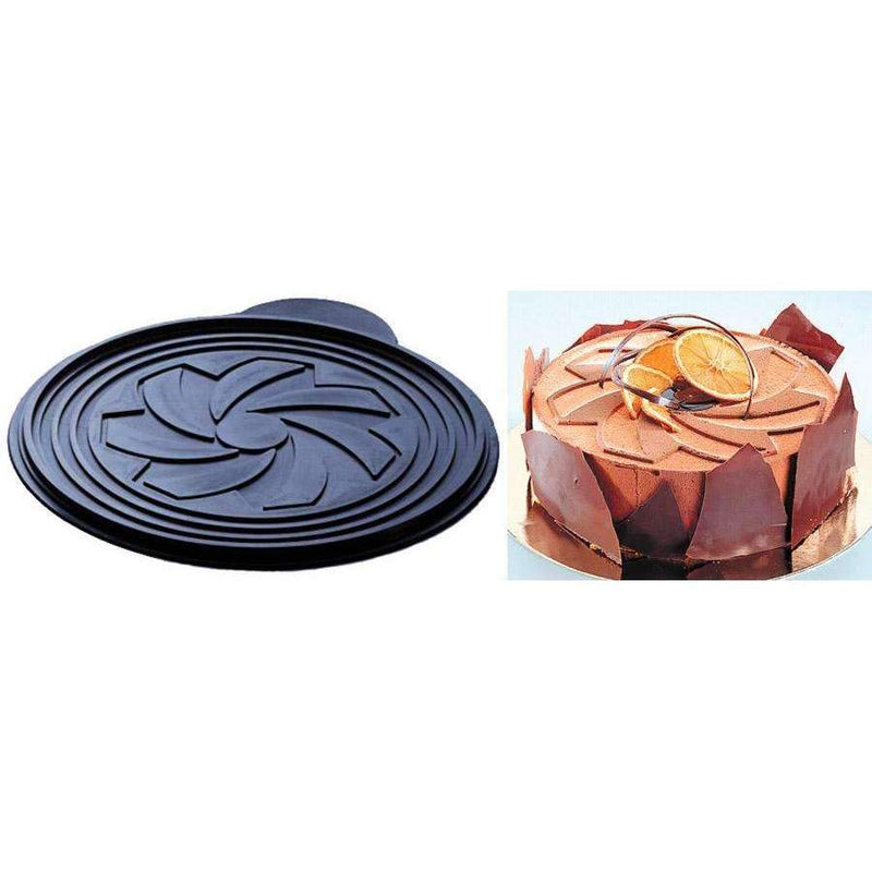 Silicone Relief Decor Mat - Rosette