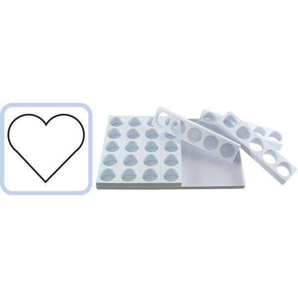 Moule à Fabrirapide Portion Unique - Coeur