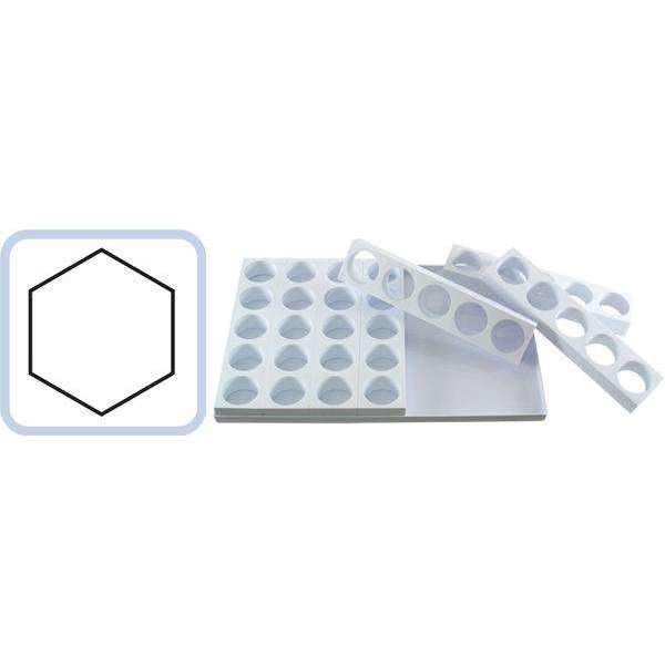 Single Portion Fabrirapide Mould - Hexagon