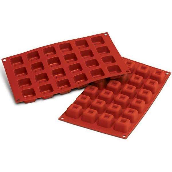 Silikomart™ Small Square Savarins Silicone Mould