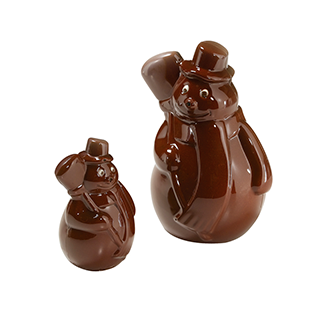 Moules à chocolat bonhommes de neige