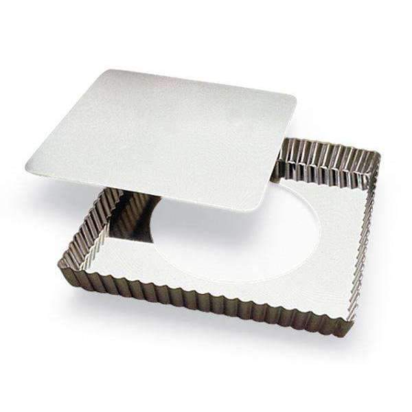 Moule à tarte carré avec fond lâche